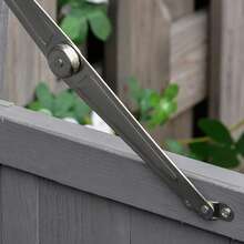 Outdoor Storage Box, Cabinet, And Shelf - 灰色 - 查看 9
