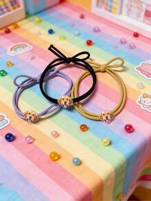 7 buc/set eleganți de păr acrilici în 7 culori, accesorii de păr acrilice personalizate cu personaje de desene animate, idoli anime, avatare de jocuri, agrafe de păr 3D drăguțe cu arc, impermeabile și rezistente la murdărie, excelente pentru cadouri, concerte, festivaluri - Multicolor - Vizualizare 3