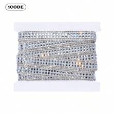 一套包含4种款式和4种尺寸的自粘水钻水晶丝带条,绿色水晶钻石闪亮装饰贴片,适用于DIY手工、婚礼派对装饰、汽车、手机、服装、鞋子配饰、家居装饰,高端时尚。 - 綠色 - 查看 24