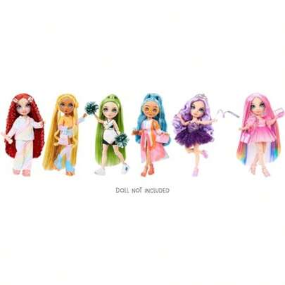 Pack de Moda Outfit Completo Zapatos Joyas y Accesorios Mezcla y Combina para Niñas Juguetes de Moda para Niña de 4-12 Años Regalo