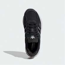 Adidas 女士春夏经典复古厚底运动鞋，网面运动休闲鞋 IG8301 - 黑色/白色 - 查看 4