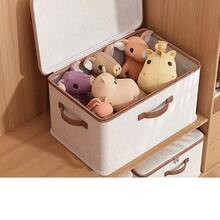 Foldable Portable Storage Box, Dust-Proof Clothes & Bedding Organizer Box, Spring Home Storage Container - Convenient Space-Saving Bedding, Textile, Outdoor Storage, Under Bed Storage - Multicolor - View 2