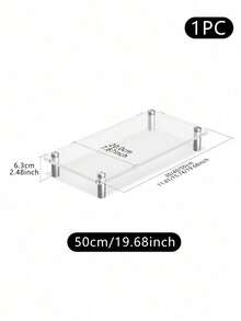 1个透明亚克力笔记本电脑增高架、显示器支架、台式电脑显示器增高架，30/40/50厘米 - 彩色 - 查看 10