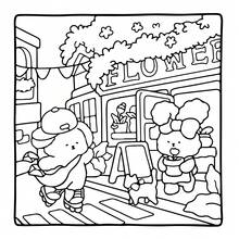 48 Pages 240gsm Plush Doll Cute & Cozy Coloring Book: Adorable Animal Firefighters (Firetruck, Hydrant And Night City Background) - Ideal For Adult Relaxation & Creative Art, Suitable For Stationery, School Supplies, Great Gift For Girls, Valentine's Day, New Year - Fuzzy Workies - View 7