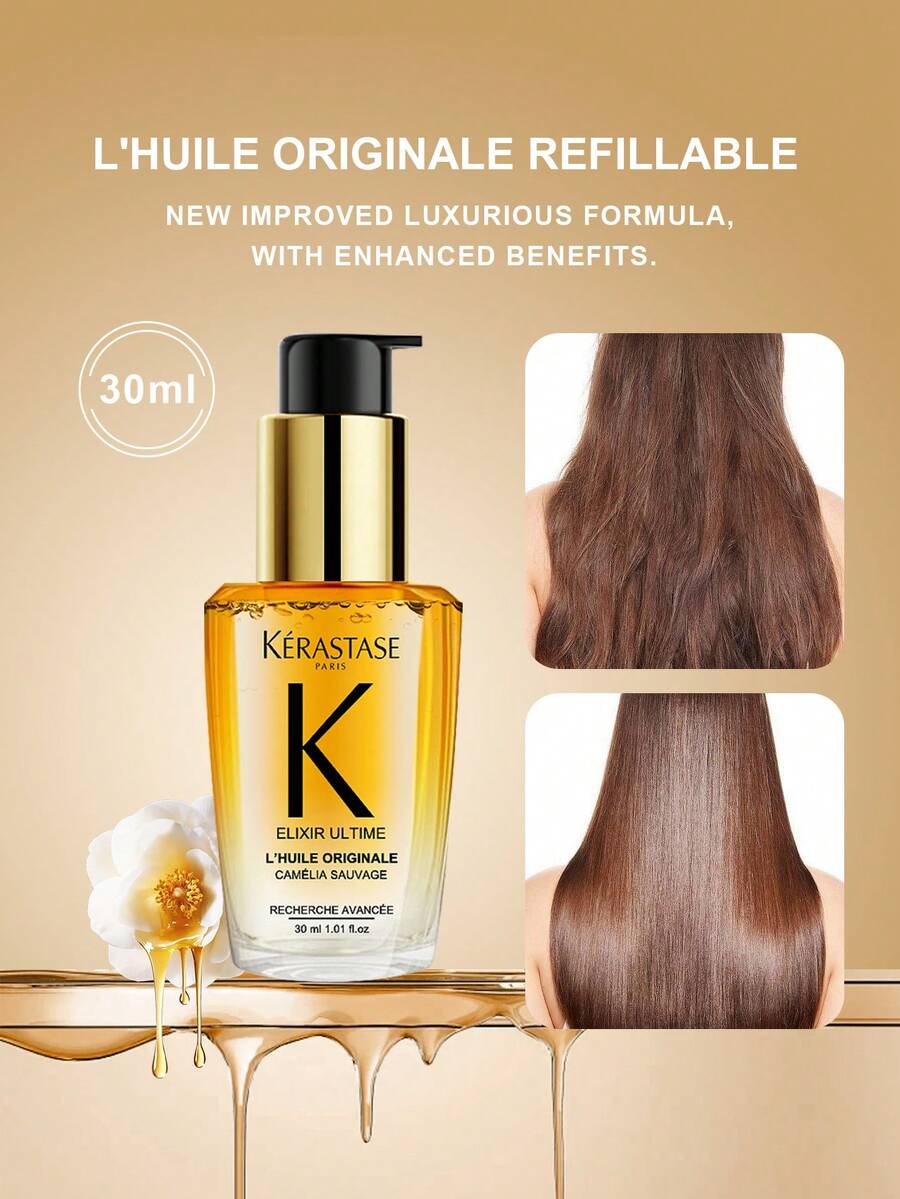 Kérastase KERASTASE L'HUILE ORIGINALE - 30ml -1.01fl.Oz, Suitable For Daily Use - L'HUILE ORIGINALE 30ml - View 1