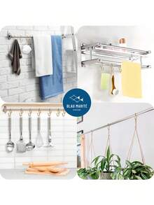 S-Shaped Swivel Handbag Hooks, Closet Organizer Hooks, Anti-Drop Design With Safety Lock, Suitable For Hanging Handbags, Thickened Durable, Available In Gold, Grey, White, Black - Multicolor - View 10