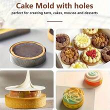 3/6/9/12pcs Tart Rings, Non-Stick Stainless Steel Round Cake Molds, Metal Pastry Molds For French Desserts, Mini Fruit Tarts, Round Tarts, Gift Box Packaging