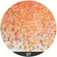 4毫米渐变玻璃珠，300颗双色水滴形玻璃珠，适合珠宝制作，20种颜色玻璃水晶珠，可用于DIY耳环、项链、手链。珠宝制作材料 - 2 Tones-300pcs - 查看 6