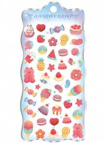 1 Sets Of 1pc Japanese Cartoon Beautiful 3D 3D Relief Acrylic Diamond Gemstone Stickers Children's And Girls' Decorative Stickers It Is The Perfect Choice For Valentine's Day Gifts For Friends And Fans - Multicolor - View 5