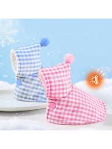 1pc Thickened Fleece Parrot Outdoor Warm Cloak, Windproof Hooded Cape, Bird Clothing Accessories, Suitable For Parrots In Autumn/Winter (Button Color Random) - Multicolor - View 7