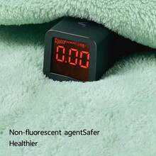 1pc Baby Cartoon Coral Fleece Hooded Bath Towel, Children Blanket, Infant Bathing Towel, 31.5*31.5 Inches, Made Of Super Absorbent Polyester, Warm And Breathable, Cartoon Animal Design For Home And Outdoor Use, Suitable For All Year Round - Multiple Styles Available - View 5