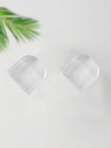 5个透明门挡 - 无需钻孔，保护地板和墙壁，采用耐刮擦PET塑料制成，具有减震功能，适用于硬木地板、瓷砖、办公室和家庭使用。 - 彩色 - 查看 17