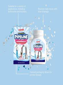 1pc Drain Cleaner, Suitable For Kitchen Sink To Remove Odor And Dissolve Grease, Convenient Drain Unclogger With Innovative Fast-Dissolving Formula To Instantly Break Down Stubborn Blockages, Quickly Dissolve Hair, Grease And Soap Scum For Effective Pipe Restoration. - Powdery - View 5