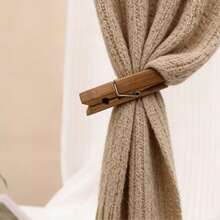 High-Quality Walnut Wood And Bamboo Clothespins. Windproof Clothespins. Suitable For Drying Clothes And Socks. Also Suitable For Jewelry. - Multicolor - View 5