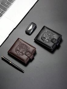 1件 一款时尚实用的男士多功能钱包，带卡位，配有带遮盖的现金卡夹，适合猎鹿的男朋友和丈夫使用。适合父亲节、情人节送给猎鹿的男朋友和丈夫的圣诞礼物。 - Color - 查看 8