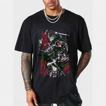 Eren Yeager Anime  T Shirt Summer Cotton Men's Women Tee Streetwear Casual  Short Sleeve Couple Hip Hop Top - 7 - 查看 1