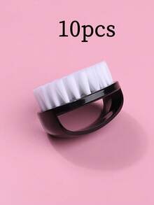 klimonla 1-10件套美甲刷套装，包括无名指打底刷、角质层刷、清洁刷、指夹软毛刷、指甲清洁刷 - 彩色 - 查看 16