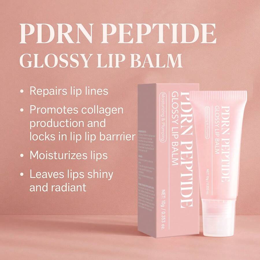 1支PDRN肽啫喱唇蜜 - 胶原蛋白肽唇蜜，滋润柔滑双唇，打造水润光泽，令双唇更显丰盈，轻薄润色，不粘腻，无动物实验 - 淺粉色 - 查看 1