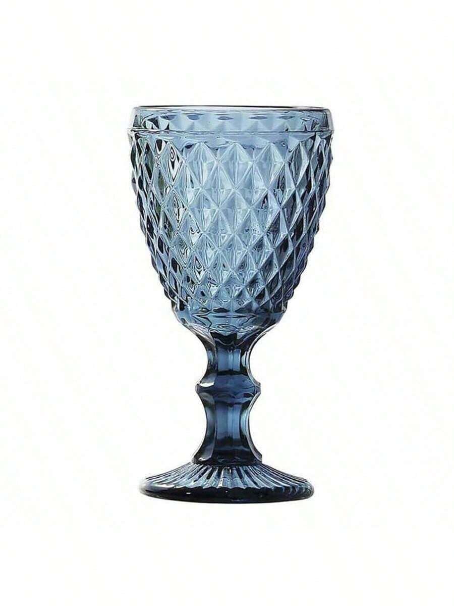 CLICKYA - Set 6 Copas Vino Azul,Morado,Transparente 350cc Sidari - AZUL - Ver 1