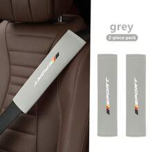 chaohongjia 2 Stück weiche und bequeme Auto Sicherheitsgurt Kissen, personalisierte und modische Sicherheitsgurt Kissen, vier Farben zur Auswahl, geeignet für den Autoeinsatz, frei kombinierbar