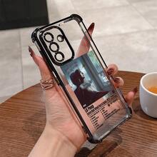 Funda de teléfono  Hellboy Love para Galaxy A26, A36, A55, A35, A06, A16, A05, A14, A24, A34, A54, A15, A05S, A25, A23, A33, A53, A73, A13 4G 5G, a prueba de golpes, transparente y suave - Mezcla de colores - Ver 4