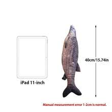 40/60 cm realistyczne pluszowe zabawki w kształcie ryb, zwierzęta z miękkim wypełnieniem, pluszowe poduszki z rybami oceanicznymi i słodkowodnymi, łosoś/saury/tuńczyk/granik/pomfret/głowogon wężogłowy itp., kreatywne zabawki dla kotów i psów, specjalne dekoracje do pokoju, prezenty urodzinowe dla dzieci, prezenty na Halloween, prezenty świąteczne, prezenty noworoczne, prezenty na Święto Dziękczynienia, prezenty na Walentynki.