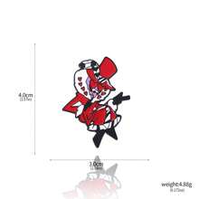 1件 Hazbin 卡通动漫酒店翻领珐琅徽章天使恶魔龙胸针人偶金属吊坠粉丝徽章包包配件礼物 - 彩色 - 查看 18