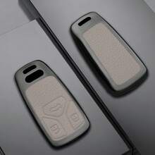适用于奥迪 A1 A2 A3 A4 S4 A5 S5 A6 A7 S7 A8 S8 Q1 Q2 Q3 Q4 Q5 Q6 Q7 Q8 RS4 RS5 RS7 TT E-Tron TTS TFSI 的合金汽车钥匙壳套/钥匙包/遥控器 - 均碼 - 查看 3
