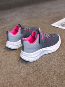 New Kids Sports Shoes, Running Shoes, Casual Shoes, Tennis Shoes, Soft Bottom Toddler Walking Shoes, Mesh Breathable - Grey - View 4