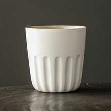 1pc Ceramic Latte Coffee Cup, High-Quality Ceramic Couple Water Mug, Personalized Milk Malt Breakfast Cup, Creative 220ml Office Mug, Chinese Tea Set Cup - Multicolor - View 14