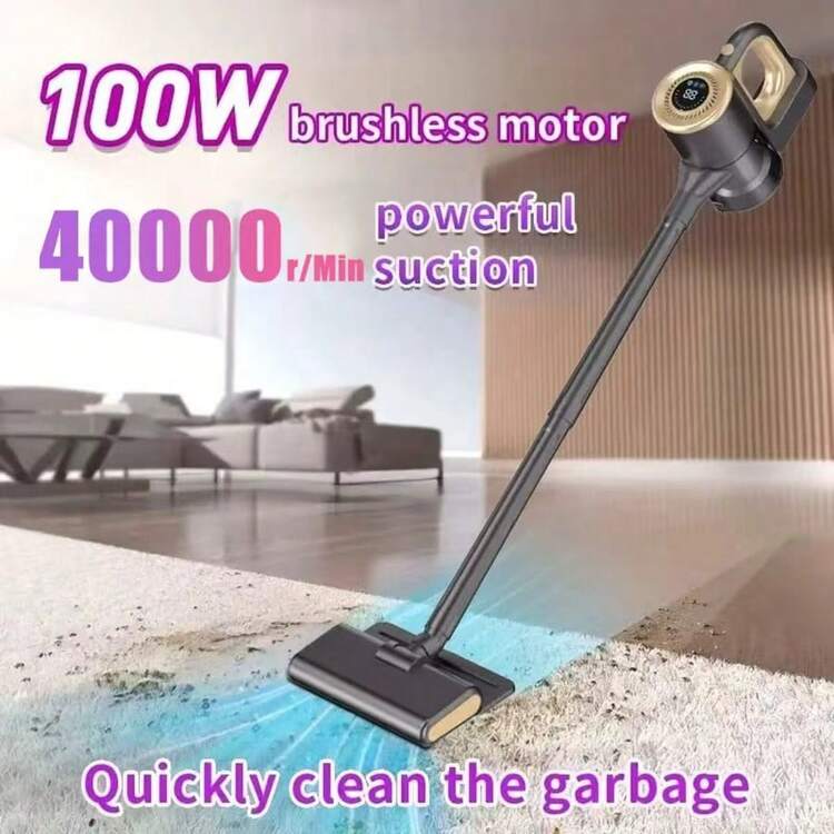 40,000 RPM High-Speed Electric Motor Cordless Vacuum Cleaner Combo Set, Powerful Handheld Vacuum With Durable Battery, Suitable For Yard, Living Room, Kitchen, Sofa And Car | Professional Strong Suction, Crevice Cleaning Tool, Pet Hair Removal - Multifunctional Vacuum Cleaner - View 6