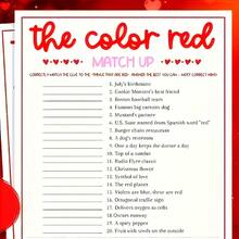 10pcs Red Valentine's Day Games, Valentine's Day, Fun Valentine's Day Games, Party Games, Valentine's Day Classroom Fun, Paint Me Red - Multicolor - View 1