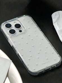 1个闪亮星空图案透明TPU防震奢华手机壳，兼容 11/12/13/14/15/16/17 Pro Max - 滿屏小星星 - 查看 3