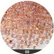 4毫米渐变玻璃珠，300颗双色水滴形玻璃珠，适合珠宝制作，20种颜色玻璃水晶珠，可用于DIY耳环、项链、手链。珠宝制作材料 - 2 Tones-300pcs - 查看 14
