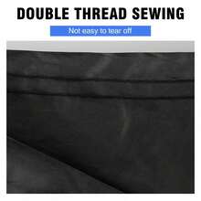 All-Weather Waterproof & Windproof Full Car Cover, Suitable For Most Weather Conditions, Outdoor Full Coverage Protection Against Rain, UV, Scratch & Wind (Black & Blue, Fit For SUV) - Black - View 5