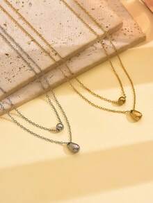 1pc Gothic Dragon Pendant Necklace For Women, Fashion Stainless Steel Necklace - Flying Dragon Necklace - View 12