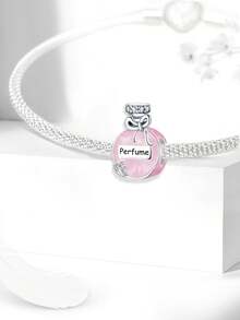 1颗925纯银郁金香和四叶草花朵吊坠珠，适合女士手链、手镯DIY饰品制作和日常配饰装饰。 - 集合1 - 查看 2