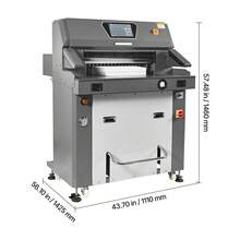 Electric Paper Cutter, Metal Hydraulic Paper Cutter Machine, 26 Inch Cutting Width, 3.94 Inch Cutting Thickness, Large Size Electric Guillotine Trimmer With Infrared Function And Spare Blade - 26-inch 100mm - View 10