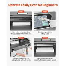 Electric Paper Cutter, Metal Hydraulic Paper Cutter Machine, 26 Inch Cutting Width, 3.94 Inch Cutting Thickness, Large Size Electric Guillotine Trimmer With Infrared Function And Spare Blade - 26-inch 100mm - View 6