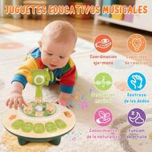 Dakuly Juego de Golpear a un Topo Borde Suave Juguetes de Juego de Golpes Acertijos de Juguetes Juguete para Golpear con Sonido y Luz Martillo para El Aprendizaje Temprano para Niños de 2 a 6 AñoConveniente y duradero,Los favoritos de los niños - Multicolor - Ver 7