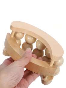 1 quả bóng massage cầm tay - Dụng cụ massage toàn thân bằng gỗ, thích hợp cho lưng, cổ, chân, bắp chân, cẳng chân và cánh tay | Máy massage mô sâu, giảm đau nhức cơ bắp, tuyệt vời để tự massage, nhỏ gọn và dễ mang theo, lý tưởng cho người đam mê thể dục. - Nhiều màu - Xem 4