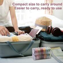 Compressed Disposable Washcloths Travel Portable Facial Cleansing Towel Thickened Wet And Dry Dual-Use Travel Essentials Travel Accessories Compact And Portable Honeymoon Use Compressed Disposable Washcloths Travel Portable Facial Cleansing Towel Travel Holiday Essentials,Disposable Compressed Face Towel, Expanding To About 24cm*30cm When Exposed To Water.