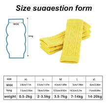 BVEOYPET 宠物护膝、条纹护膝、宠物腿部防抓防污带、贵宾犬和泰迪熊图案、护肘、狗狗护膝、狗狗袜子、狗狗用品