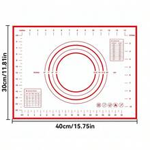 Baking Mat, Thick & Large Silicone Kneading Mat, Non-Slip & Non-Stick, Heat Resistant Dough Mat - Available In Multiple Sizes (S/M/L/XL) - Multicolor - View 11