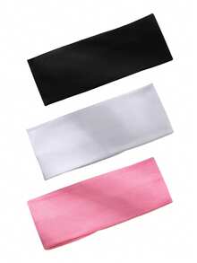 6件套女士多色布艺时尚多功能头巾，适合日常休闲、健身、发带、头巾、吸汗带，秋冬季女士度假必备发饰，优雅围巾，柔软头巾 - 彩色 - 查看 13