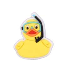 Set de 6 piezas/10 piezas de decoración de zapatos con patos amarillos de dibujos animados - Material de PVC duradero, perfecto para sandalias y bolsas de playa - Regalo ideal para cumpleaños y festivales