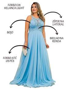 Grife Velasco Women Party Dresses - 淺藍色 - 查看 3