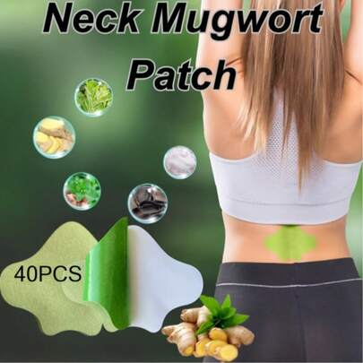 40 Mugwort Patches, Suitable For The Lumbar Spine, With Self-Heating Function, Providing Protection For The Lower Back.