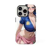 1 Funda de Teléfono Anime P Piece Nico Robin para 17 16 15 14 13 12 11 Pro Max Plus - z6 - Ver 8