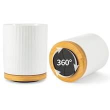 360° Rotating Ceramic Utensil Holder – Large 15.5x19.6cm Countertop Kitchen Organizer For Spoons, Cutlery & Cooking Tools - White - View 3